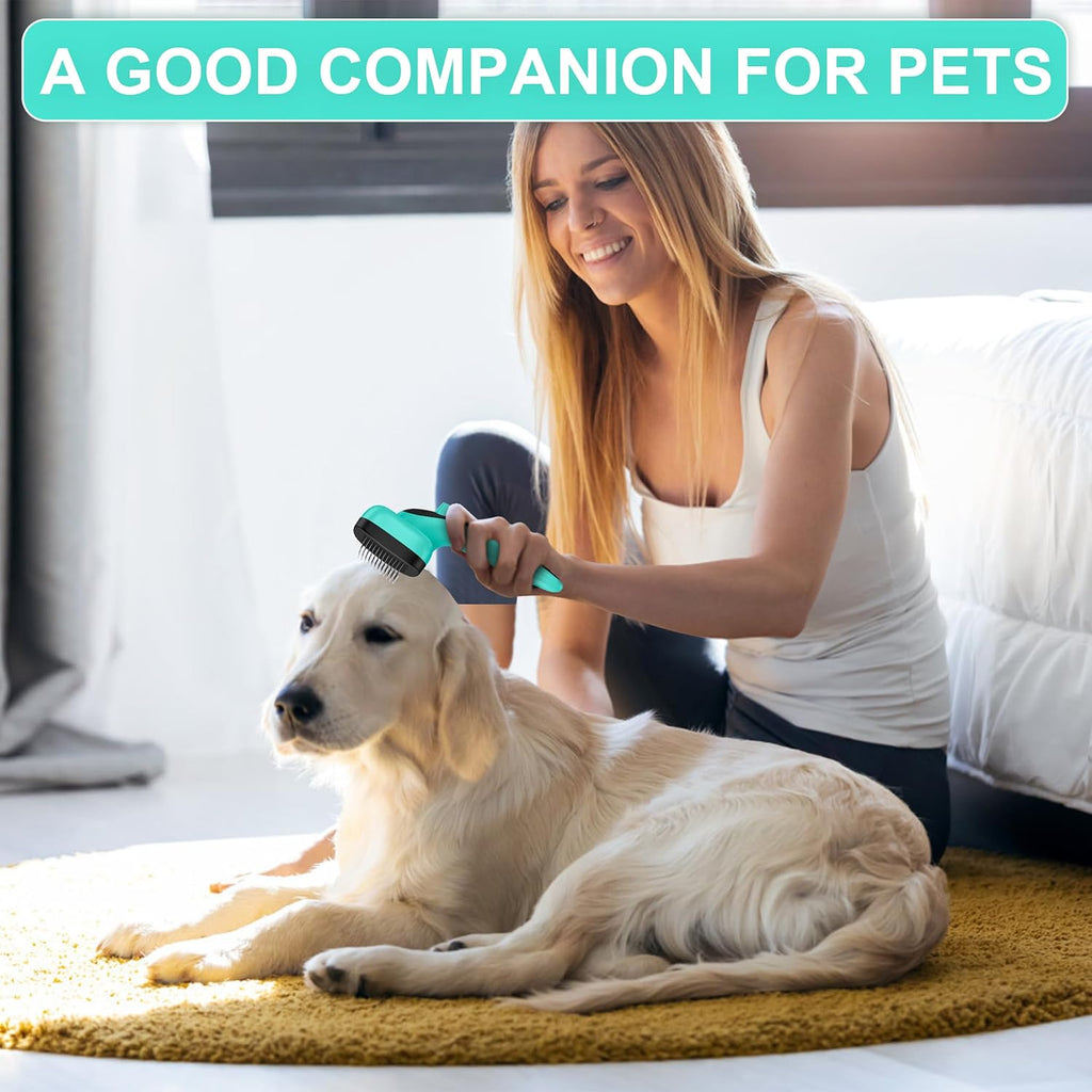 Self-Cleaning Slicker Brush for Dogs & Cats